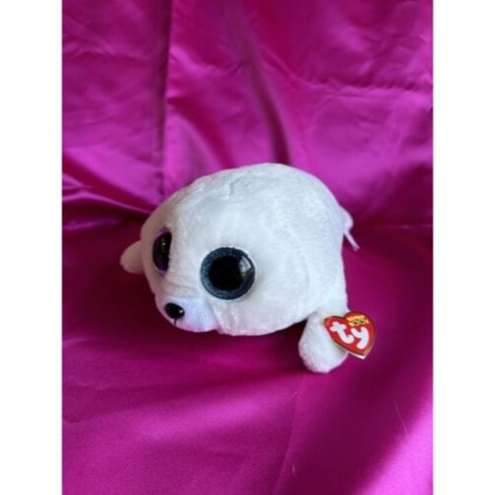 TY Beanie Boos - ICY the White Seal (Medium Size - 9 inch) With Tag T8